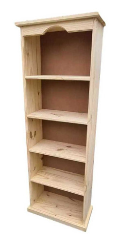 Mueble Biblioteca Multiuso De Madera Maciza Con Estantes 