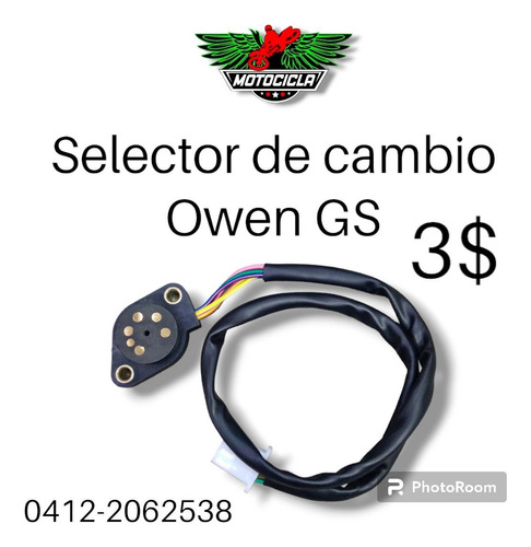 Selector De Cambio Moto Owen Gs