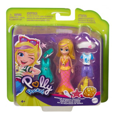 Polly Pocket Pack De Modas Sirena