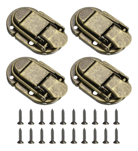 Bloqueo De Hasp De Pico De Pato Uxcell 4 Pc, Broche De Hebil