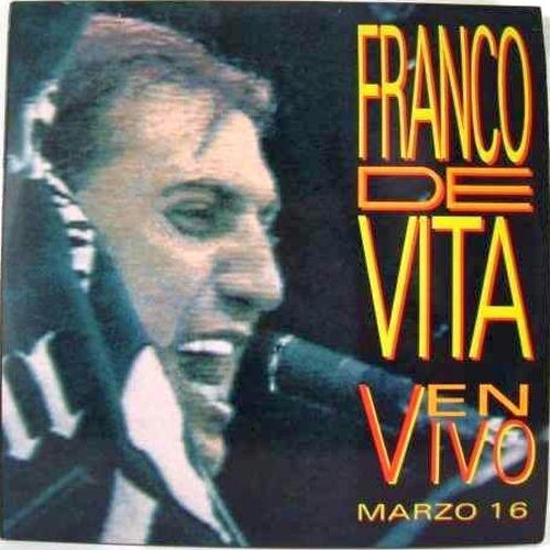 Franco De Vita - En Vivo Marzo 16 - Cd - Importado!!!