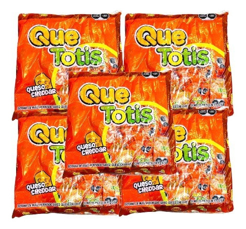 Que Totis Queso Cheddar Botana 275 Pz De 9 G C/u