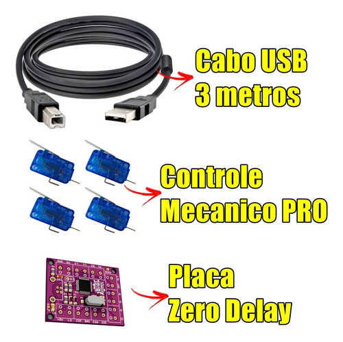 Controle Joystick Arcade Exclusivo Compativel Com Tvbox