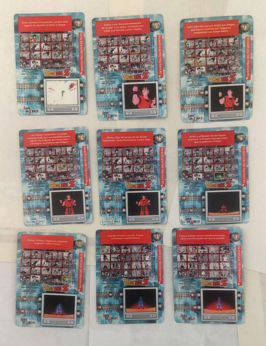 Lote 45 Tarjetas Dragon Ball Z Imagics Serie 1 Dragon Ball Z (Usado)