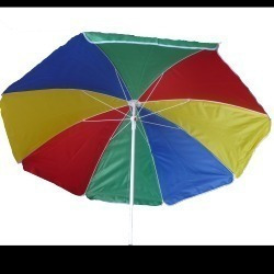 Imagen 2 de 3 de Sombrilla Playera Mediana Multicolores