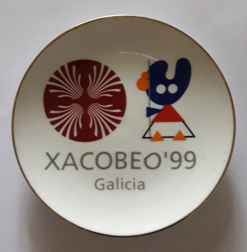 Plato Decorativo Xacobeo '99 Galicia Porcelana Elyca