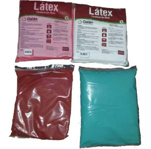 Pintura En Bolsa Latex 2.8kg C/u Pack 2 Bolsas 