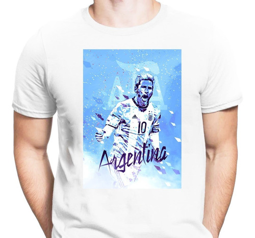 Playera Messi Deportes Futbol Argentina Diseño 20 Beloma