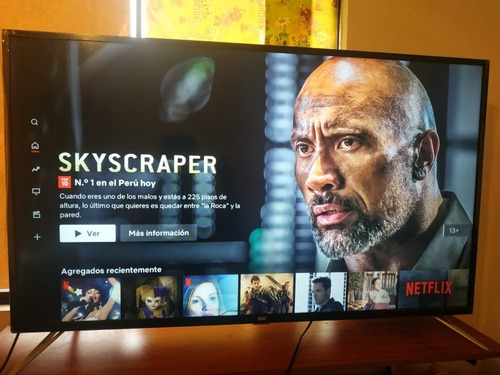 Imagen 1 de 5 de Tv Aoc 50'' Uhd (4k)