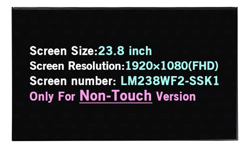 23,8 Para LG Lm238wf2-ssk1 M238hca-l3b Panel De Pantalla