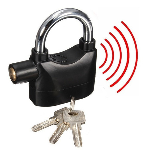 Candado Alarma Freno De Disco Seguro Robo Bicicletas Motos