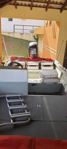 Imagem 7 de 10 de Lancha Fluvinautica Alumínios 4.9m Com Motor Yamaha 90hp 4t