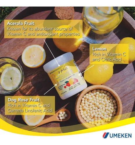 Umeken C-balance - Vitamina C De Alta Potencia, Masticable,
