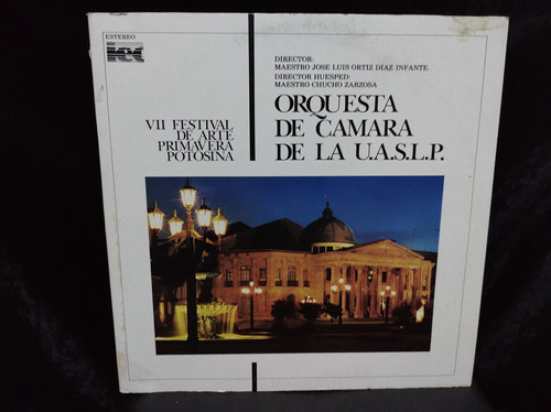 Orquesta De Camara De La U.a.s.l.p Festival Arte Vinilo,lp