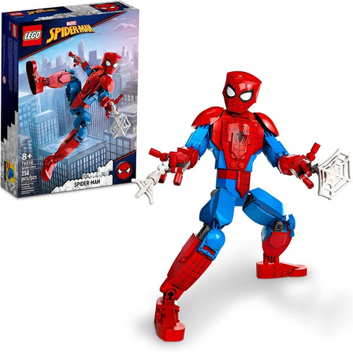 Lego Marvel Spiderman Figura Articulada 76226 Cantidad de piezas 258