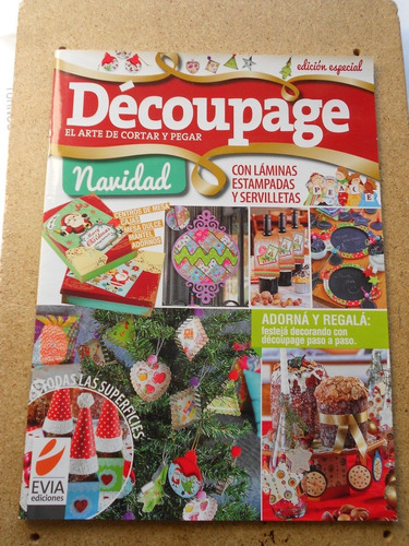 Revista Decoupage El Arte De Cortar Y Pegar Navidad - 2014