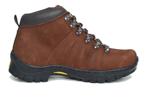 Imagem 2 de 9 de Coturno Bretão Boots Couro Nobuck Solado Adventure Trekking