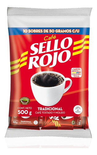 Cafe Sello Rojo Fuerte Paquete X 10 So - kg