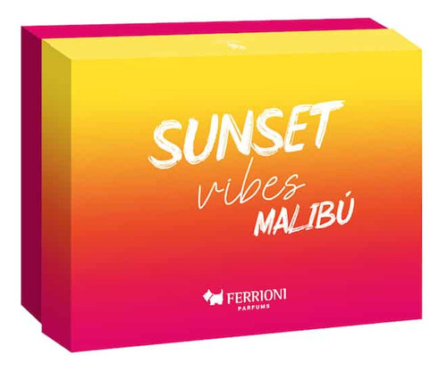 Set Ferrioni Sunset Vibes Malibu 100ml De 3 Pz