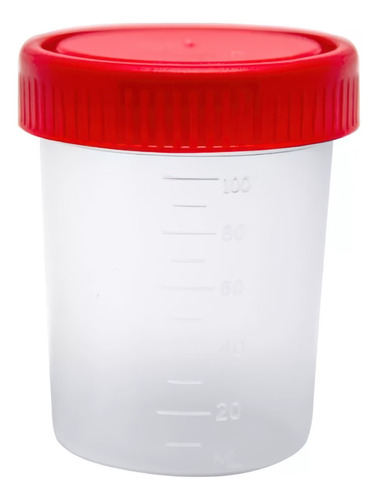 Recolector De Orina Estéril 125 Ml Euromix Hermético Euromix