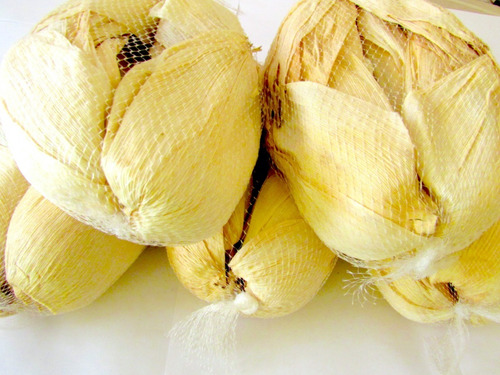 Hoja De Maíz Para Tamal Blanqueada En Red 60pz C/u Pack 20pz