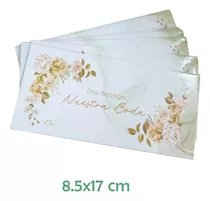 25 Invitaciones Con Sobres Kraft-folder-boda, Xvaños,etc.