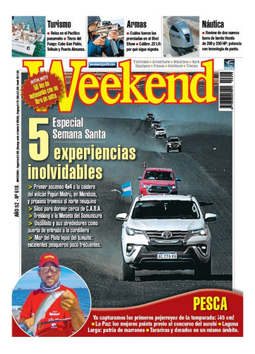 Revista Weekend - Turimo, Aventura, 4x4, Pesca Y Mucho Mas