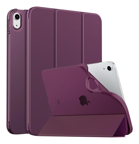 Funda Tpu Transparente Tapa Para iPad Gen 10 Violeta Oscuro