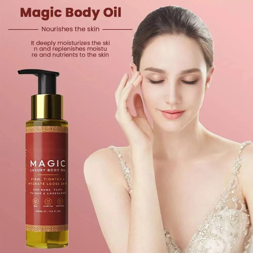 - Aceite Corporal Mágico, Rellena, Tensa, Reafirma E