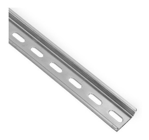 Riel Simetrico Din Perforado Aluminio 1mts Lamina 1,2mm