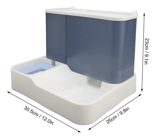 Dispensador Automático De Agua Y Comida Para Perros Y Gatos
