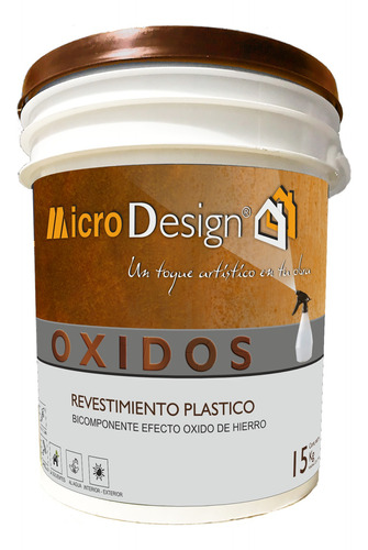 Microdesign® Óxidos | Revestimiento Efecto Oxido Hierro 15kg