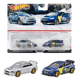 Hot Wheels Premium 2 Pack Subaru Impreza / Wrx Sti