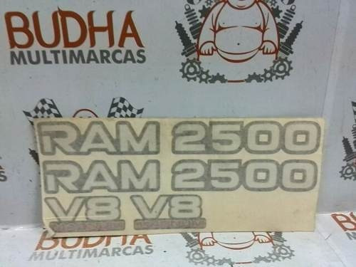 Calcomania Letras Ram 2500 Y V8 Dodge Ram 97-02