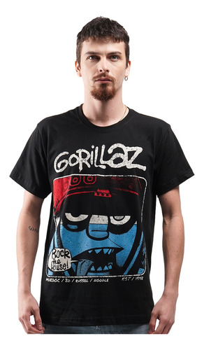 Camiseta Gorillaz Rock The House Rock Activity