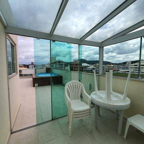 Imagem 10 de 30 de Linda Cobertura Semi-mobiliada Com 3 Dormitórios À Venda, 150 M² Por R$ 750.000 - Ingleses - Florianópolis/sc - Co0321