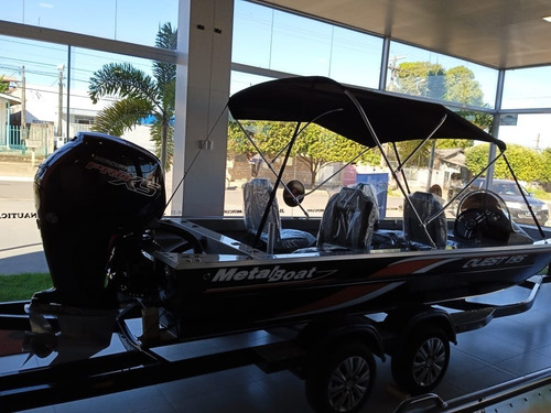 Lancha Metalboat Quest 195 Mercury 115 Reboque 2 Eixo