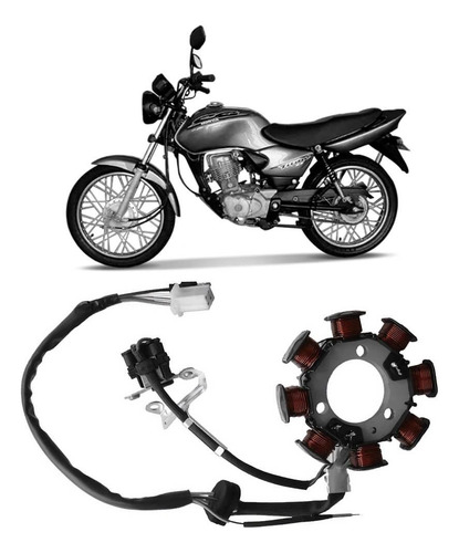 Estator Alternador Com Bobina De Pulso Honda Cg125 Magnetron