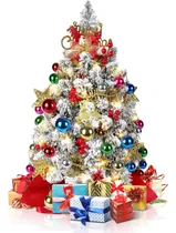 Comprar Árboles De Navidad Mini, 60 Cm, Con 60 Luces Led Y 58 Adorno
