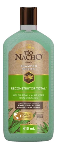 Kit Tio Nacho Reconstrutor Total Shampoo 415ml Condicionador