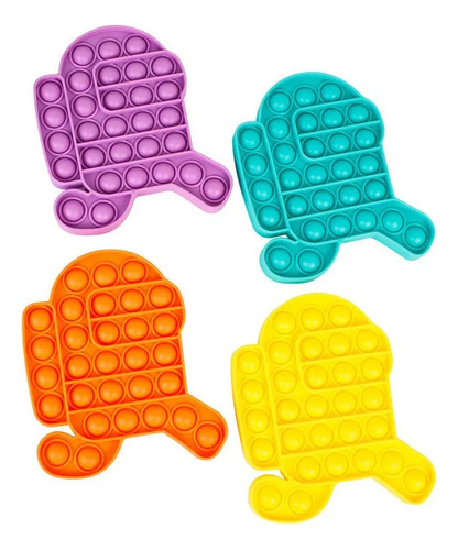 Push Bubble Bursting Between Us Game Fidget Toy See