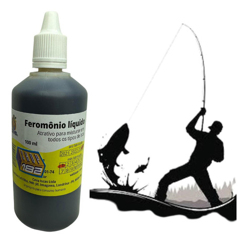 Feromônio Liquido 100ml Atrativo P/pesca - Todas As Espécies