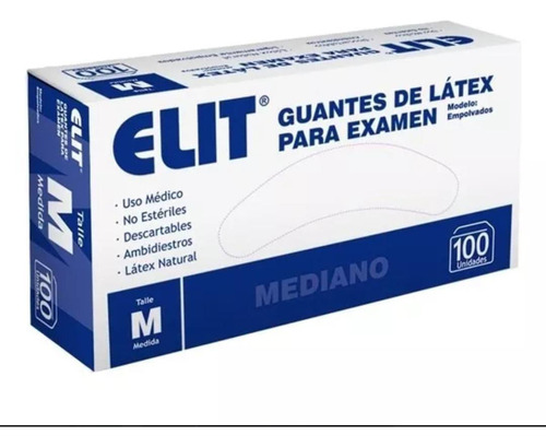 Guantes Descartables Latex Caja X 100 Uni Talle S Liquido 