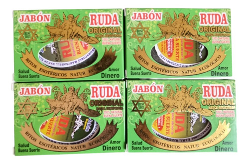 Pack Jabón De Ruda Esotérico Orgánico Original Perú X 5unid.
