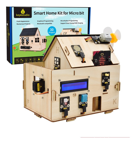 Keyestudio Microbit Smart Home Starter Kit Micro:bit V2 Usb