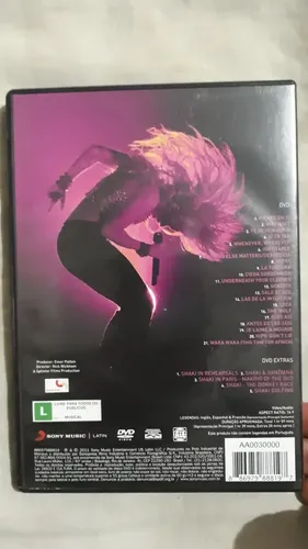 Dvd + Cd Shakira Live From Paris+oral Fixation Tour Novo A13