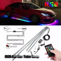 Comprar 4 Piezas Rgb Llevó La Tira De Luz Del Tubo Del Coche Imperme