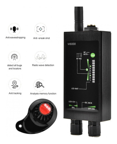 M8000 Radio Anti-espía Detector De Señal De Seguimiento Auto