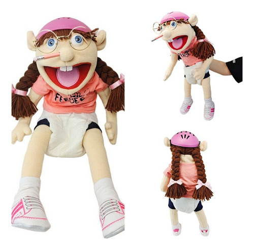 T Muñeca Peluche Feebee Jeffy's Sister Hand Muppet, 60 Cm,