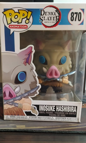 Funko Pop, Demon Slayer, Inosuke Hashibira -entrega Santiago